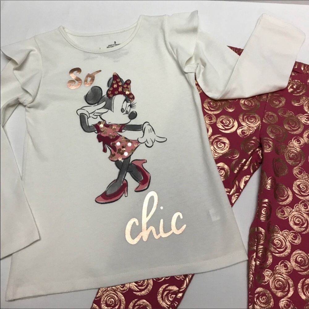 Disney’s Minnie “So Chic” Top & Matching Leggings